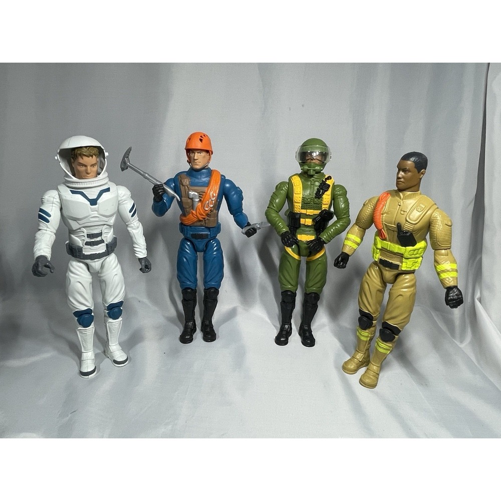 Lanard - The Corps Elite - Adventure Action Figures - 12" - Lot Of 4